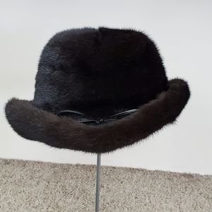 Ranch Mink Fur Hat with Bow